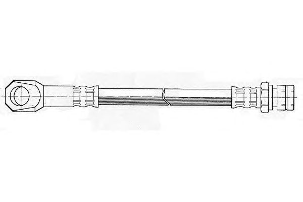 Тормозной шланг FERODO FHY2061