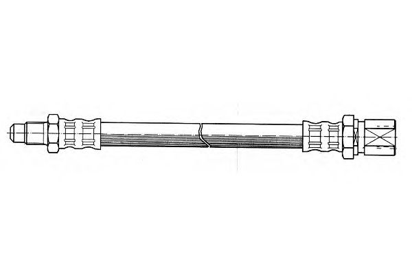 Тормозной шланг FERODO FHY2486