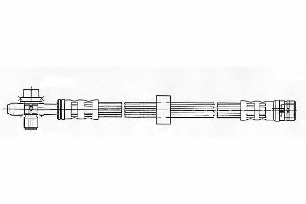 Тормозной шланг FERODO FHY2223