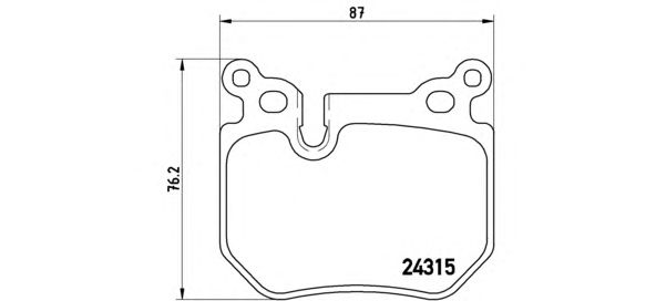 Гальмівні колодки BREMBO P 06 059