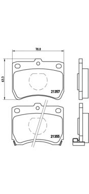 Тормозные колодки BREMBO P 49 013