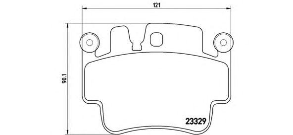Тормозные колодки BREMBO P 65 009