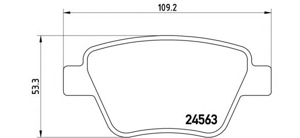 Гальмівні колодки BREMBO P 85 114