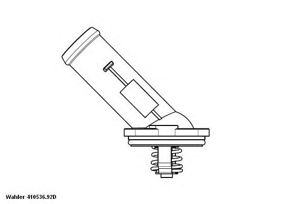 Термостат WAHLER 410536.92D