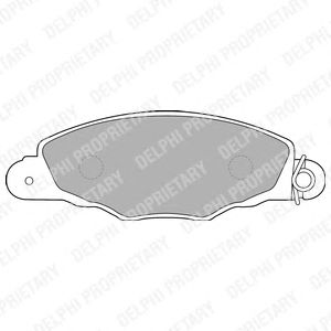Тормозные колодки DELPHI LP1554