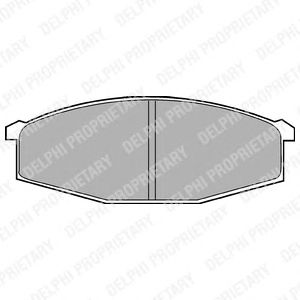 Тормозные колодки DELPHI LP373