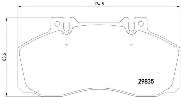 Тормозные колодки HELLA 8DB 355 005-311