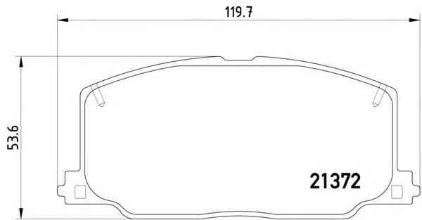 Тормозные колодки HELLA 8DB 355 005-771