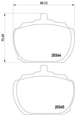 Тормозные колодки HELLA 8DB 355 007-091