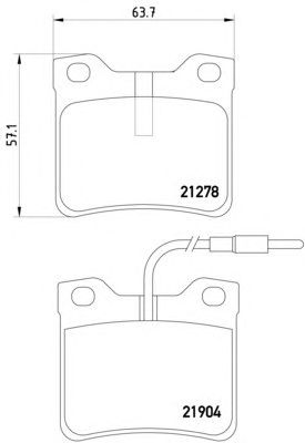 Тормозные колодки HELLA 8DB 355 008-171