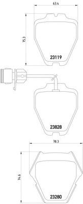 Тормозные колодки HELLA 8DB 355 008-791