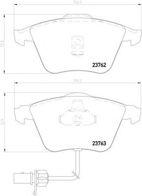 Тормозные колодки HELLA 8DB 355 009-141