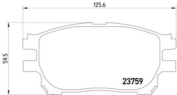 Тормозные колодки HELLA 8DB 355 010-111