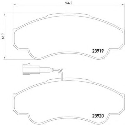 Тормозные колодки HELLA 8DB 355 010-401