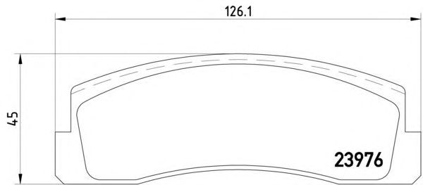 Тормозные колодки HELLA 8DB 355 011-461