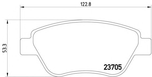 Тормозные колодки HELLA 8DB 355 011-871