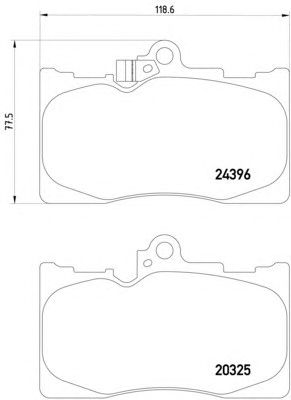 Тормозные колодки HELLA 8DB 355 012-121