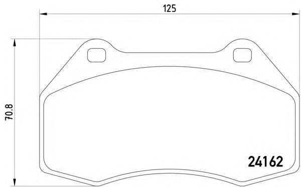 Гальмівні колодки HELLA 8DB 355 012-151
