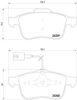 Тормозные колодки HELLA 8DB 355 006-901