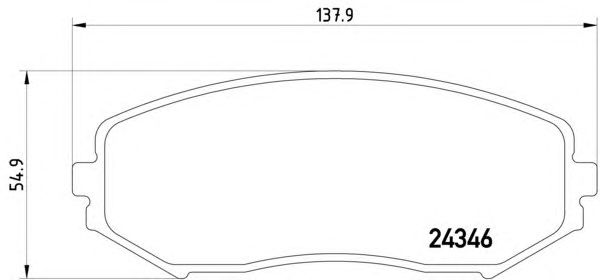 Тормозные колодки HELLA 8DB 355 012-351