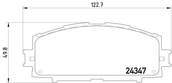 Тормозные колодки HELLA 8DB 355 012-361