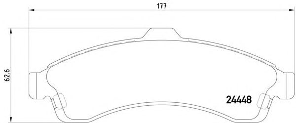 Тормозные колодки HELLA 8DB 355 012-811