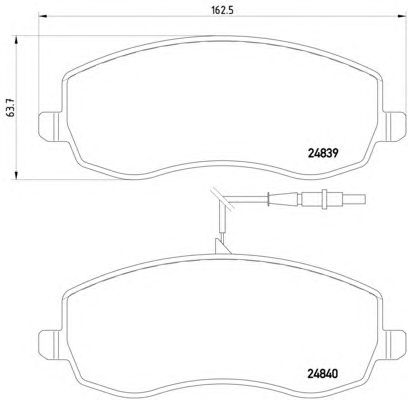 Тормозные колодки HELLA 8DB 355 013-871