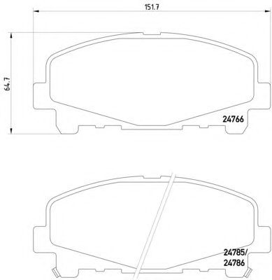 Тормозные колодки HELLA 8DB 355 013-881