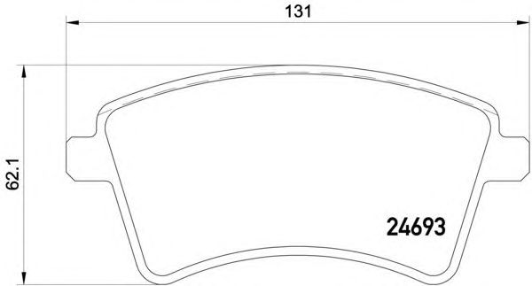 Тормозные колодки HELLA 8DB 355 013-961