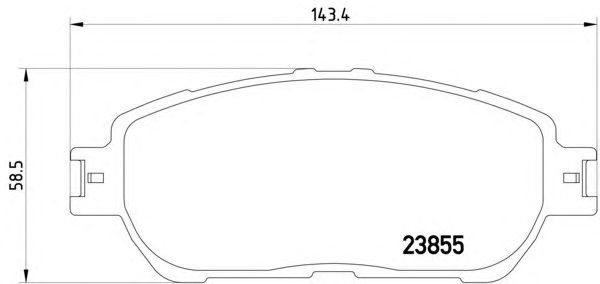 Тормозные колодки HELLA 8DB 355 014-441