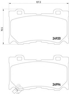 Тормозные колодки HELLA 8DB 355 014-841