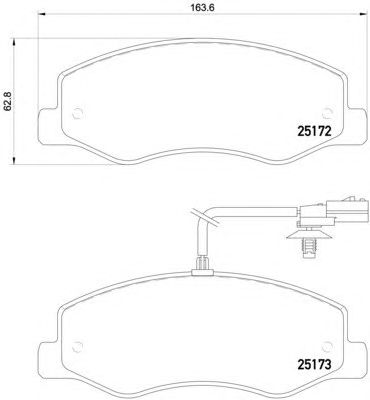Тормозные колодки HELLA 8DB 355 015-311