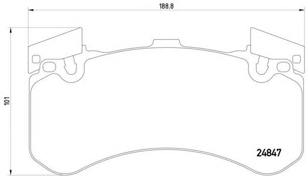 Гальмівні колодки HELLA 8DB 355 015-991