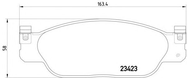 Гальмівні колодки HELLA 8DB 355 018-551