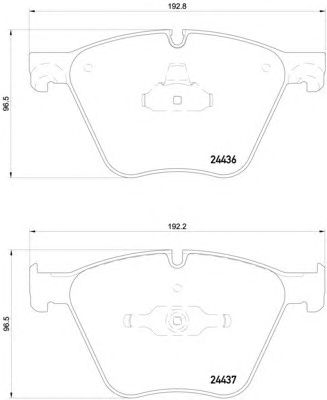 Тормозные колодки HELLA 8DB 355 020-121