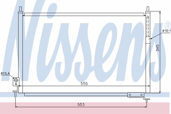 Радиатор кондиционера NISSENS 940008