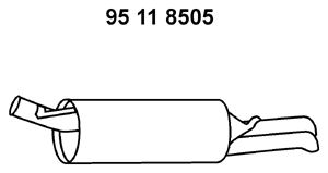 Глушитель EBERSPACHER 95 11 8505