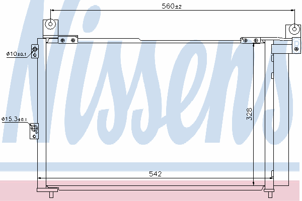 Радиатор кондиционера NISSENS 940143