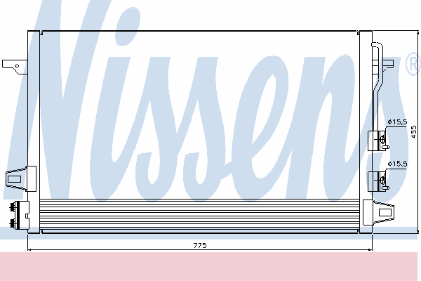 Радиатор кондиционера NISSENS 94929