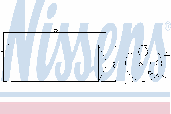 Осушитель кондиционера NISSENS 95239