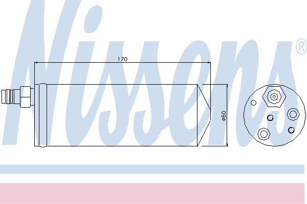 Осушитель кондиционера NISSENS 95363