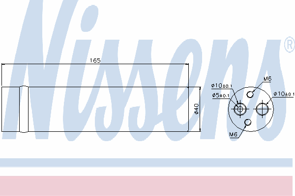 Осушитель кондиционера NISSENS 95481
