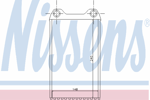 Радиатор отопителя NISSENS 70227