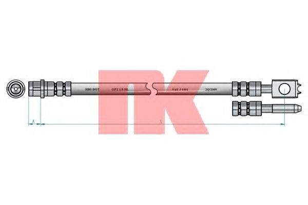 Тормозной шланг NK 8547111