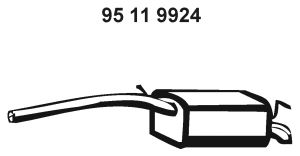 Глушитель EBERSPACHER 95 11 9924