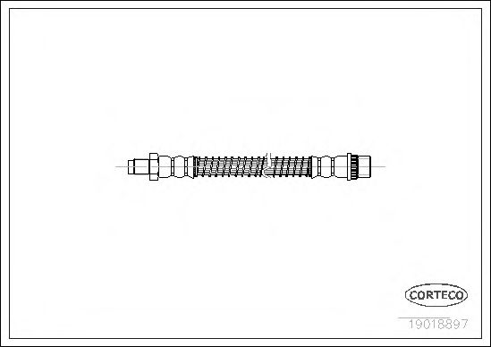 Тормозной шланг CORTECO 19018897