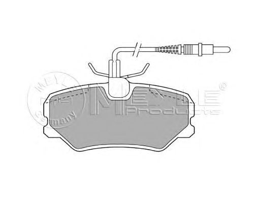Тормозные колодки MEYLE 025 212 0918/W