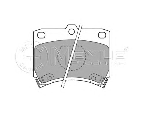 Тормозные колодки MEYLE 025 213 5514/W