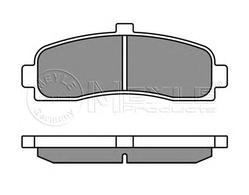 Тормозные колодки MEYLE 025 216 2615