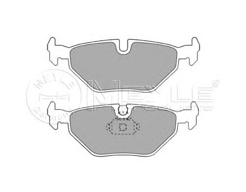 Тормозные колодки MEYLE 025 216 9117